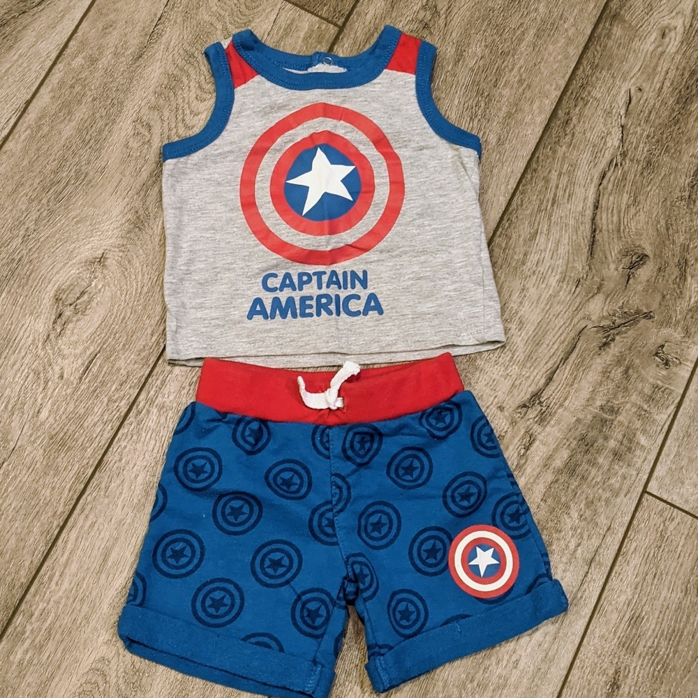 3/$20 Captain America Shorts Set